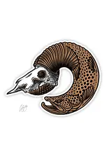 Casey Underwood Casey Underwood Bighorn Brown Sticker