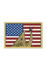 Casey Underwood Red White and Brown Sticker