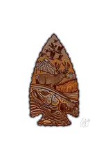 Casey Underwood Casey Underwood Stone Point Sticker