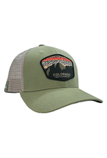 Rep Your Water Colorado Mountain Rainbow Hat