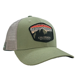 Rep Your Water Colorado Mountain Rainbow Hat