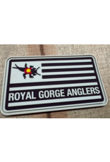 Richardson Royal Gorge Anglers Raised Silicone Flag Patch