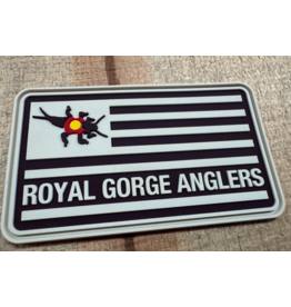 Richardson Royal Gorge Anglers Raised Silicone Flag Patch