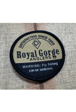 Richardson Royal Gorge Anglers Addictive Woven Patch