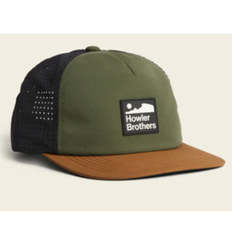 Howler Howler Bros Aperture Tech Strapback (Army/ Brown/ Black)