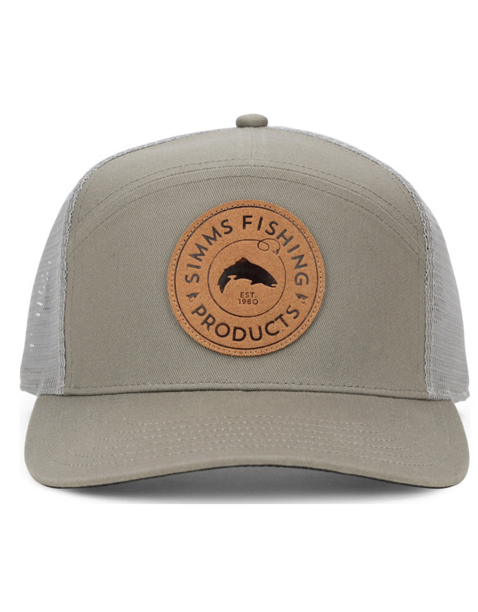 SIMMS 7-PANEL TRUCKER CAP BAY LEAF - Rod And Tackle Limited