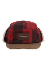 Simms SIMMS Coldweather Cap Red Buffalo Plaid L/XL