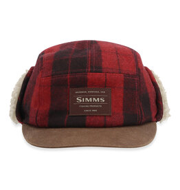 Simms SIMMS Coldweather Cap Red Buffalo Plaid L/XL