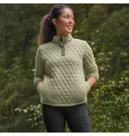Orvis W's Outdoor Quilted 1/4-Snap Sweatshirt