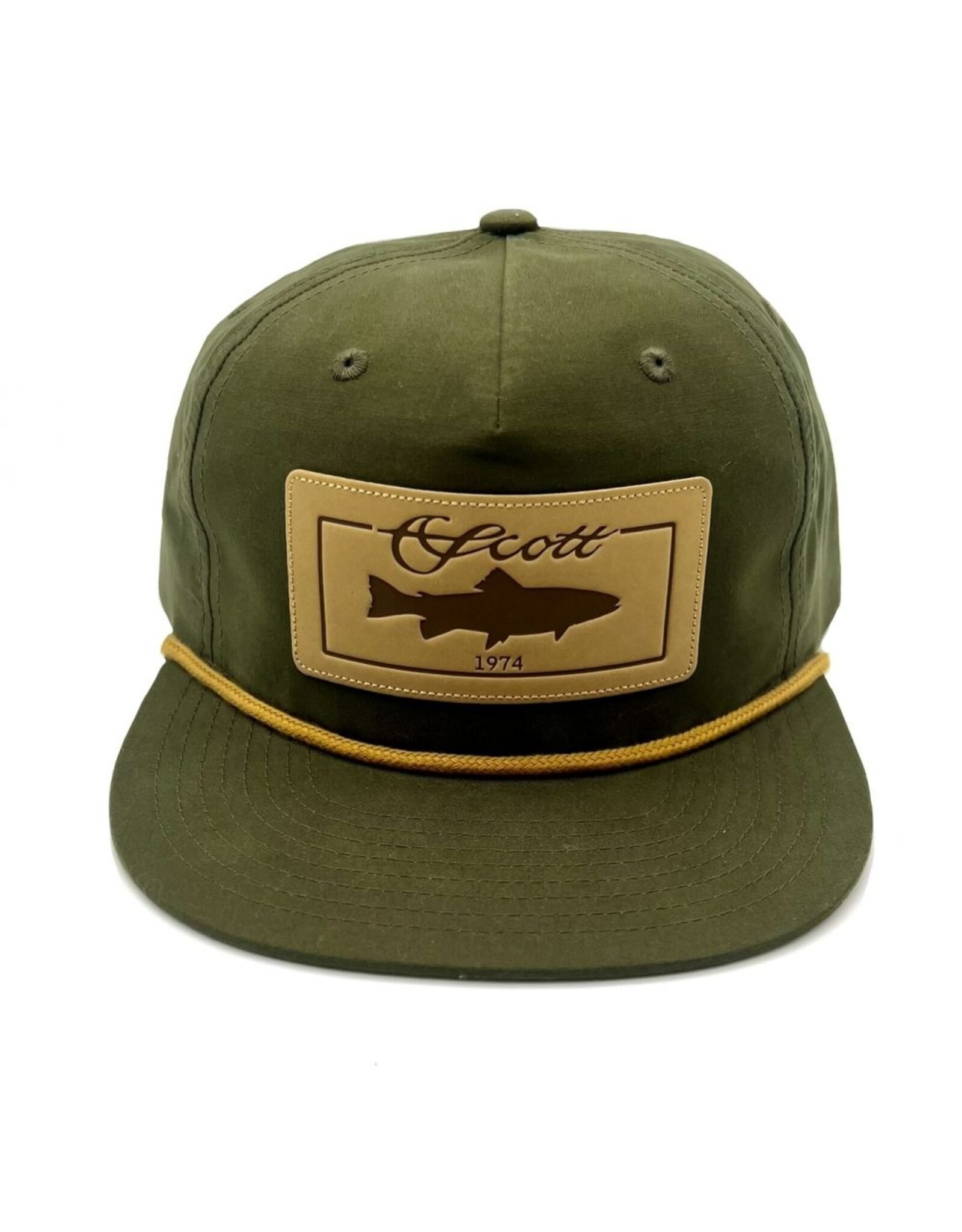Scott Scott Leather Patch Hat