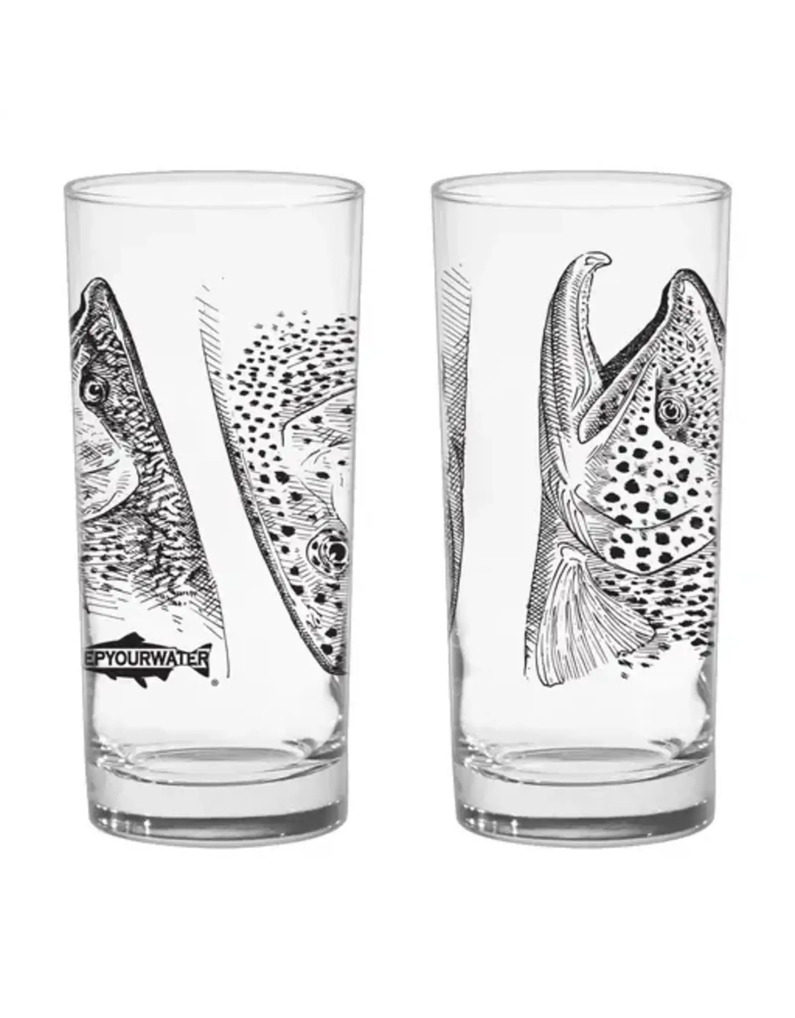 Rep Your Water Rep Your Water Heads Highball Glass