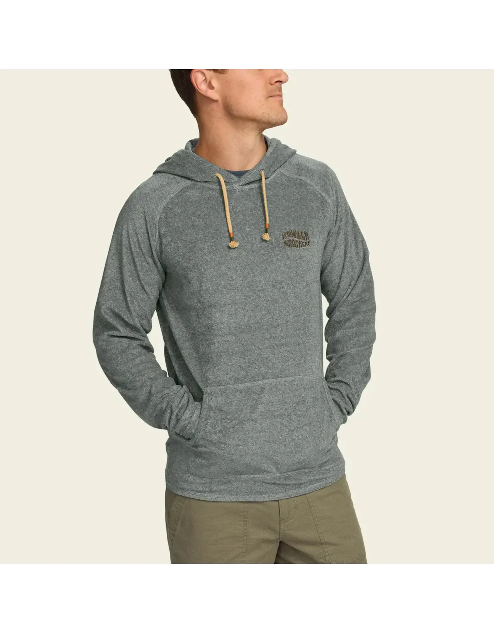 Howler HOWLER Terry Cloth Hoodie (Grey Heather)