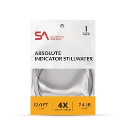 Scientific Angler Absolute Indicator/Stillwater 12' 4X Leader