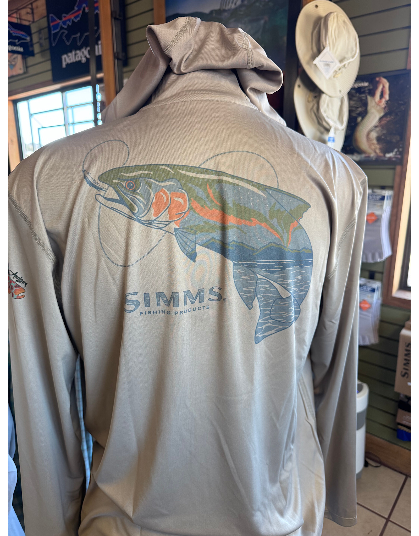 Simms RGA Logo SIMMS Tech Hoody (Dolomite Trout)