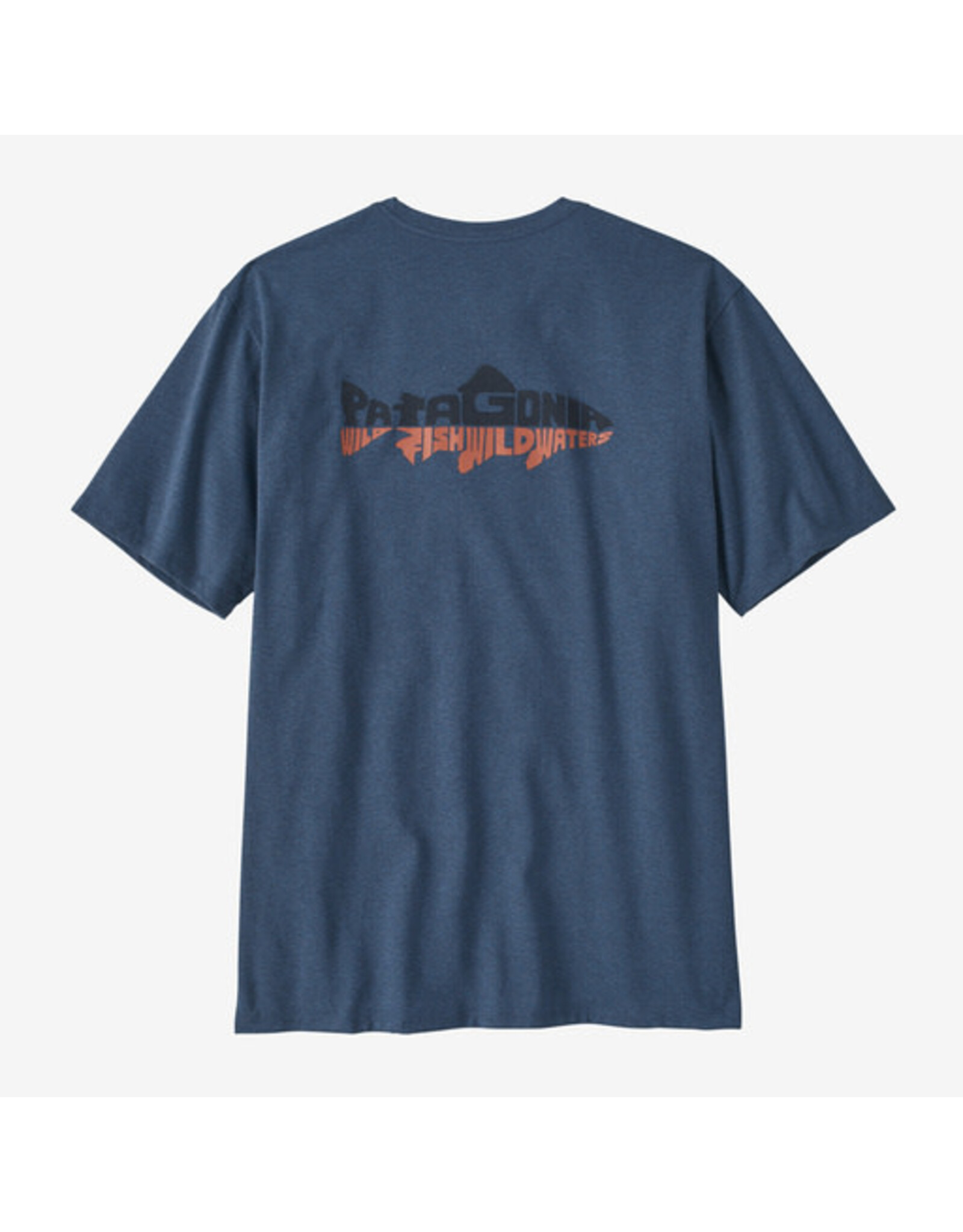 Patagonia Wild Waterline Pocket Responsibili-Tee (Utility Blue)