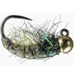 Jig Caddis Pupa / UV Olive / #18 (3 Pack)