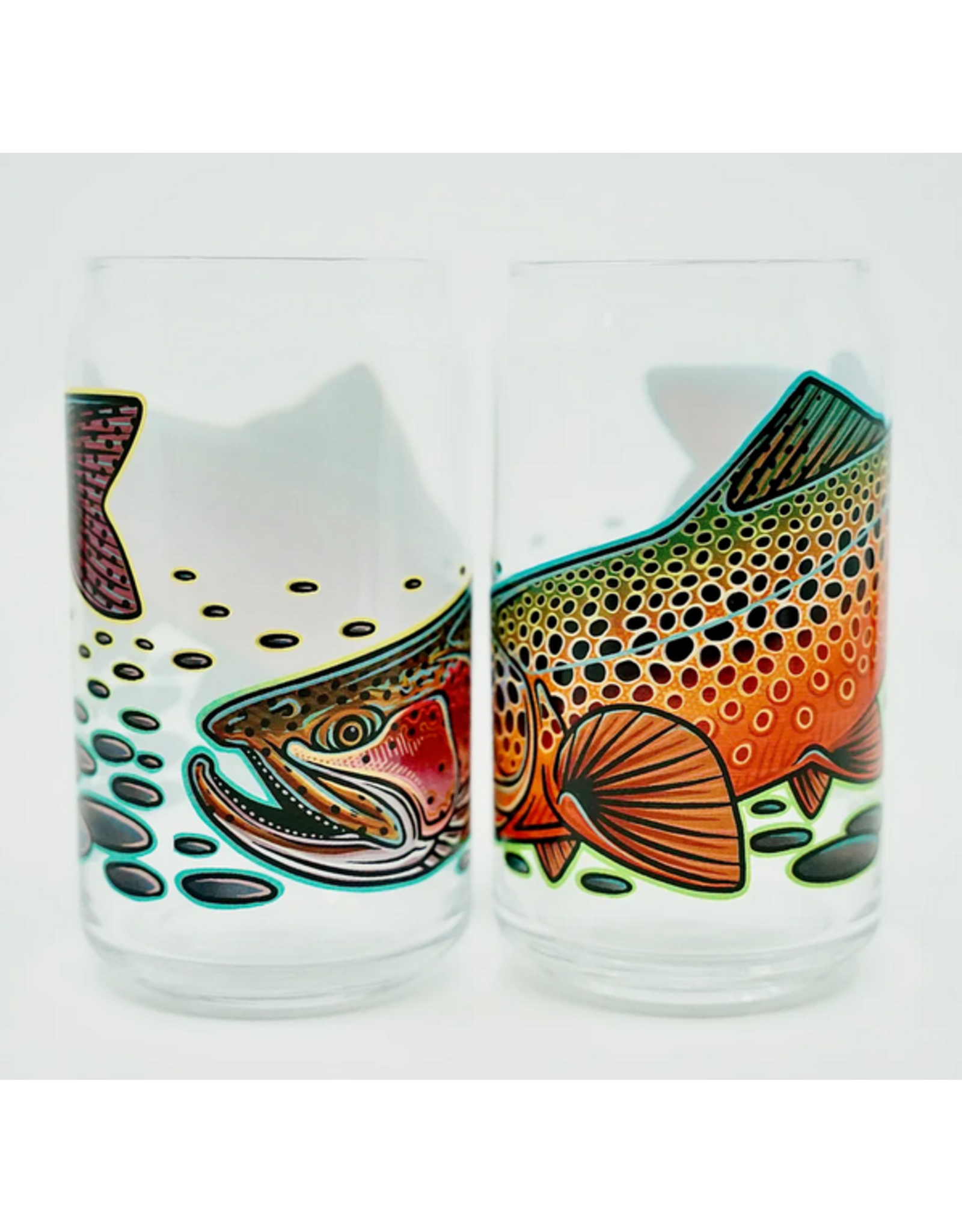 Casey Underwood Underwood Brown Trout Beer Glass
