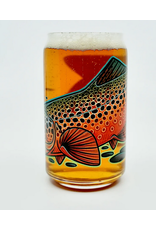 Casey Underwood Underwood Brown Trout Beer Glass