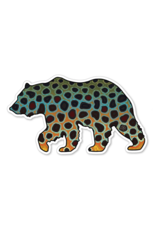 Casey Underwood Casey Underwood Sticker Bear Brown