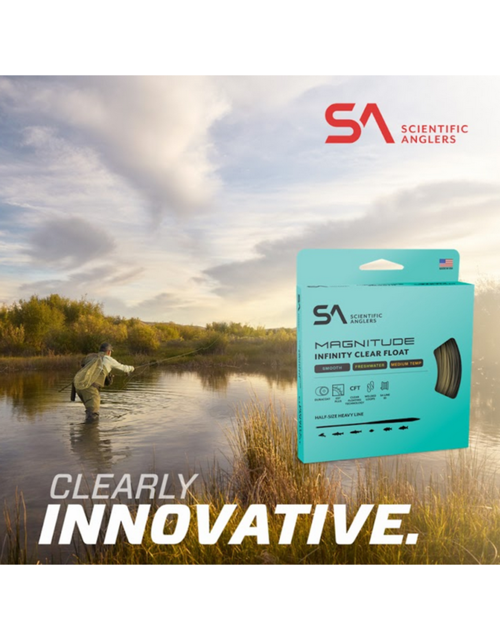 Scientific Anglers Scientific Anglers Magnitude Smooth Infinity Clear Tip Fly Line (Trout)