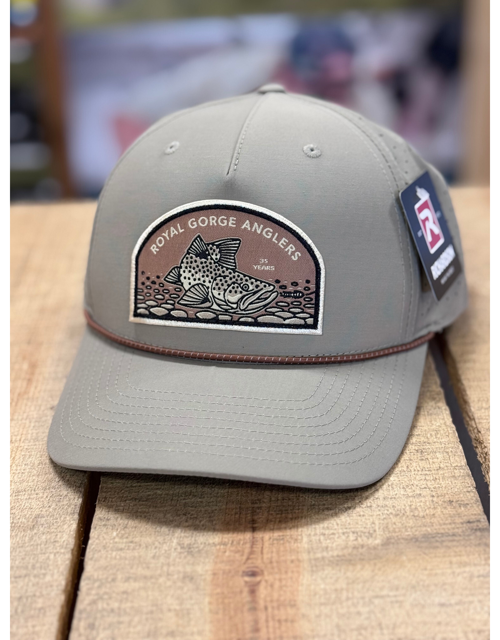 Richardson RGA Meat Eater Performance Trucker Hat (Trenchcoat/ Russet)
