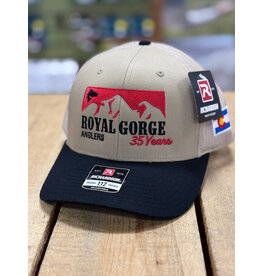 Richardson RGA 35th Anniversary Trucker Hat (Khaki/ Black)