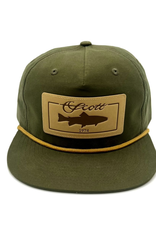Scott SCOTT Leather Patch Hat