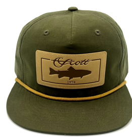 Scott SCOTT Leather Patch Hat