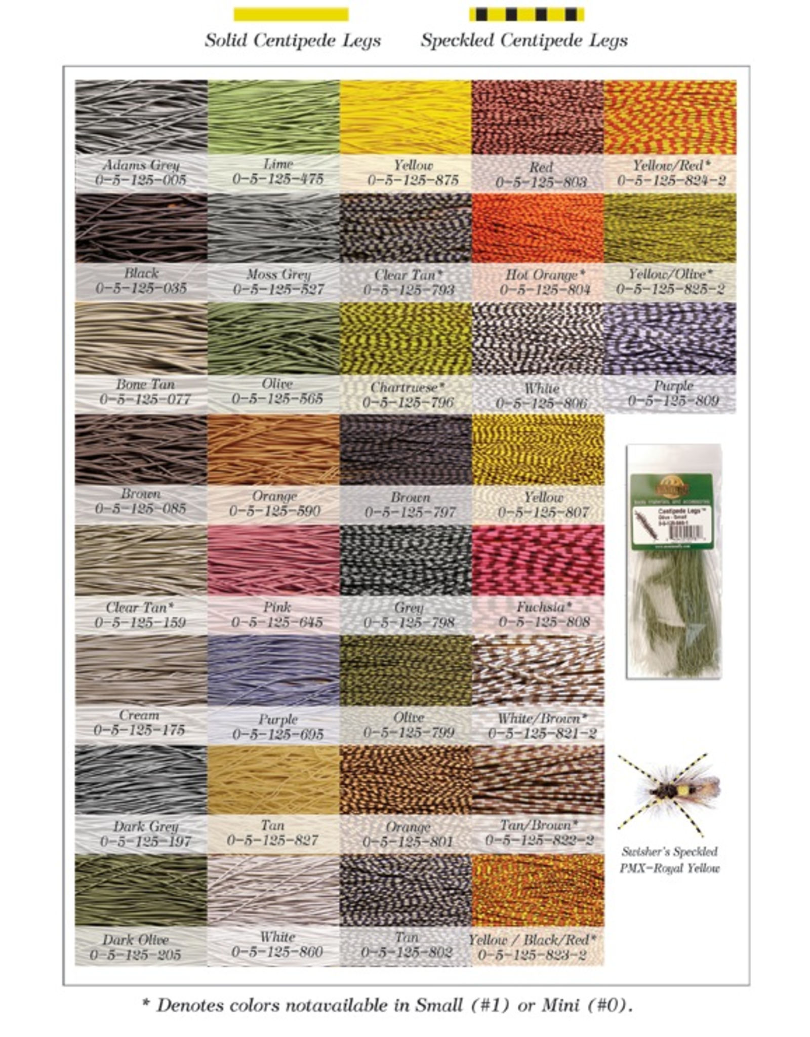 Montana Fly MFC Centipede Legs Medium