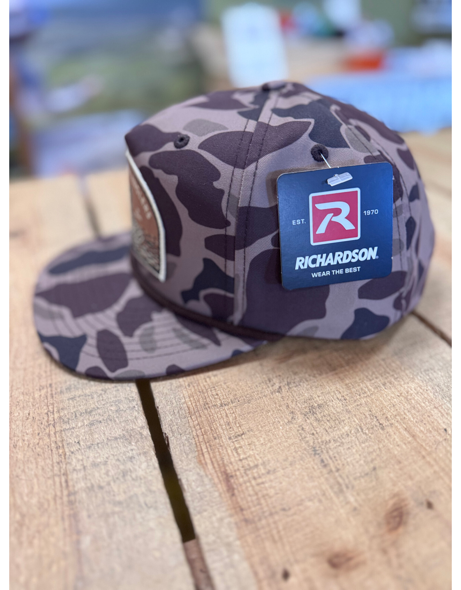 Richardson RGA Meat Eater Camo Hat (Bark Camo/ Brown)