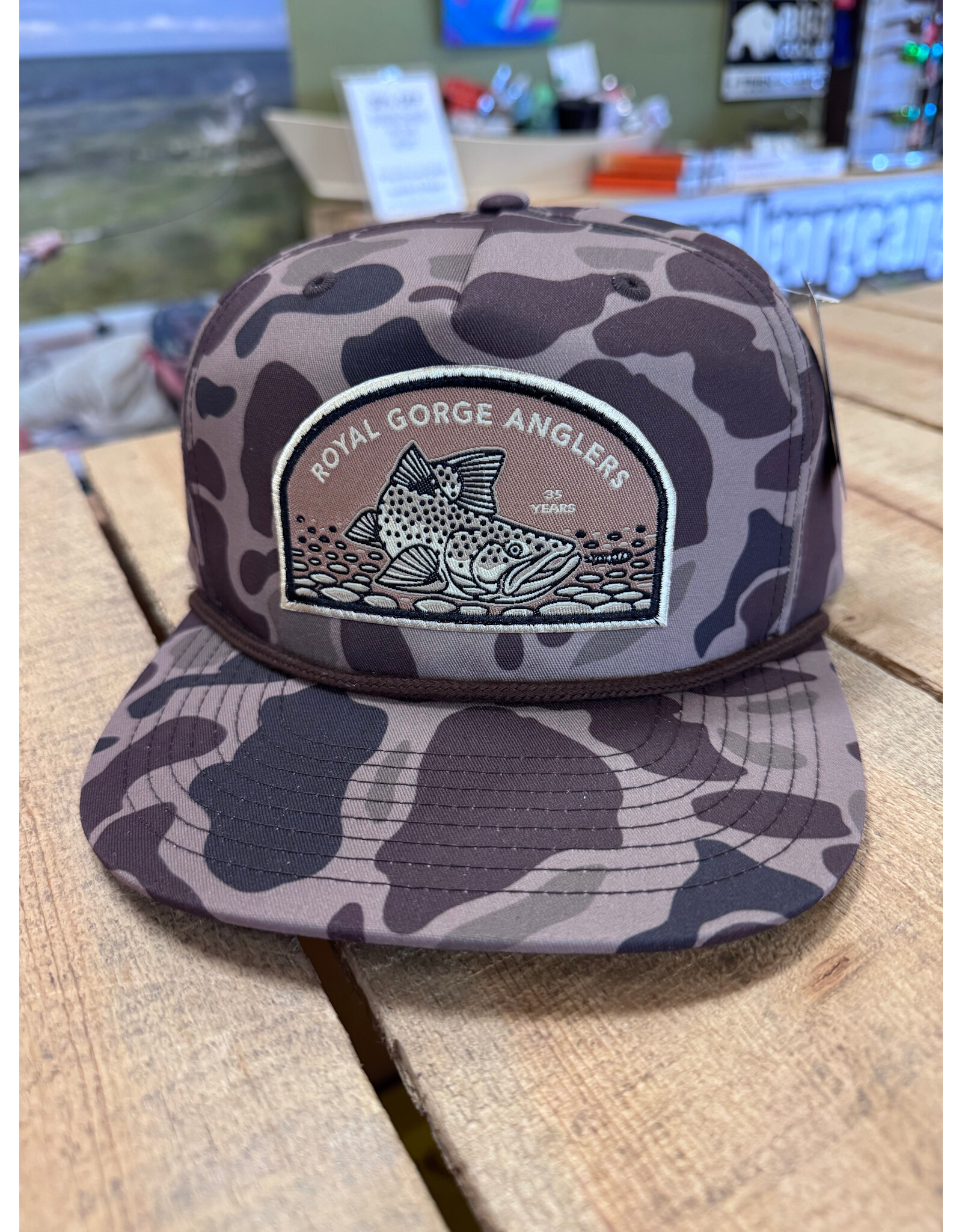 Richardson RGA Meat Eater Camo Hat (Bark Camo/ Brown)