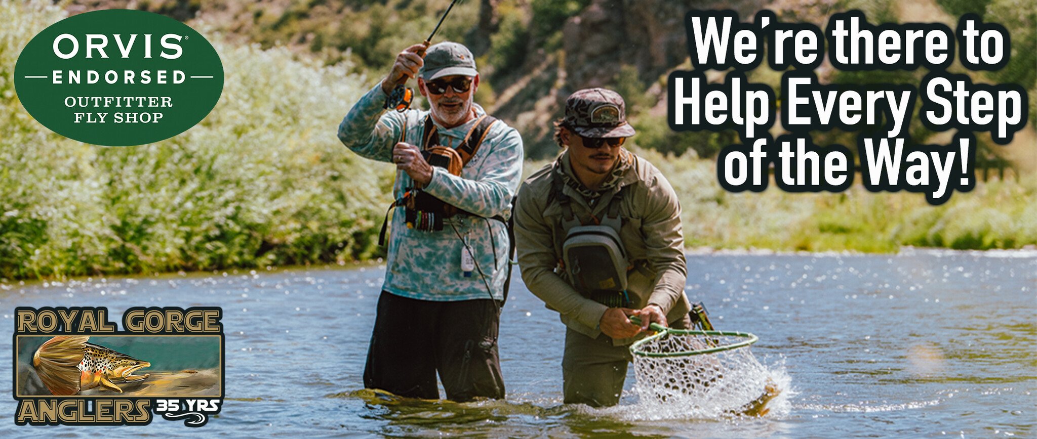Guided Fly Fishing Every Step