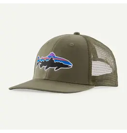 Patagonia Fitz Roy Trout Trucker Hat (Basin Green)
