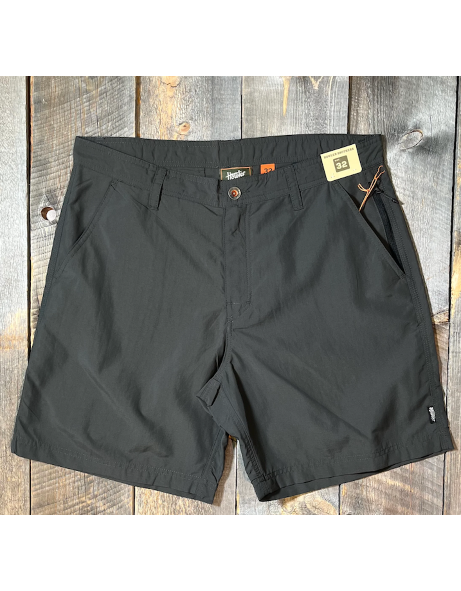 Howler Howler Bros Horizon Hybrid Shorts 2.0 (Antique Black) Size 32