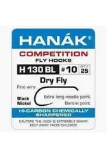 hanak HANAK H130 BL Dry Fly Hook 25 Pack