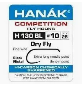 hanak HANAK H130 BL Dry Fly Hook 25 Pack