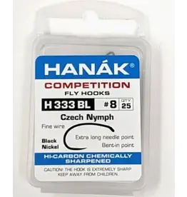 hanak HANAK H333 BL Czech Nymph Hook 25 Pack