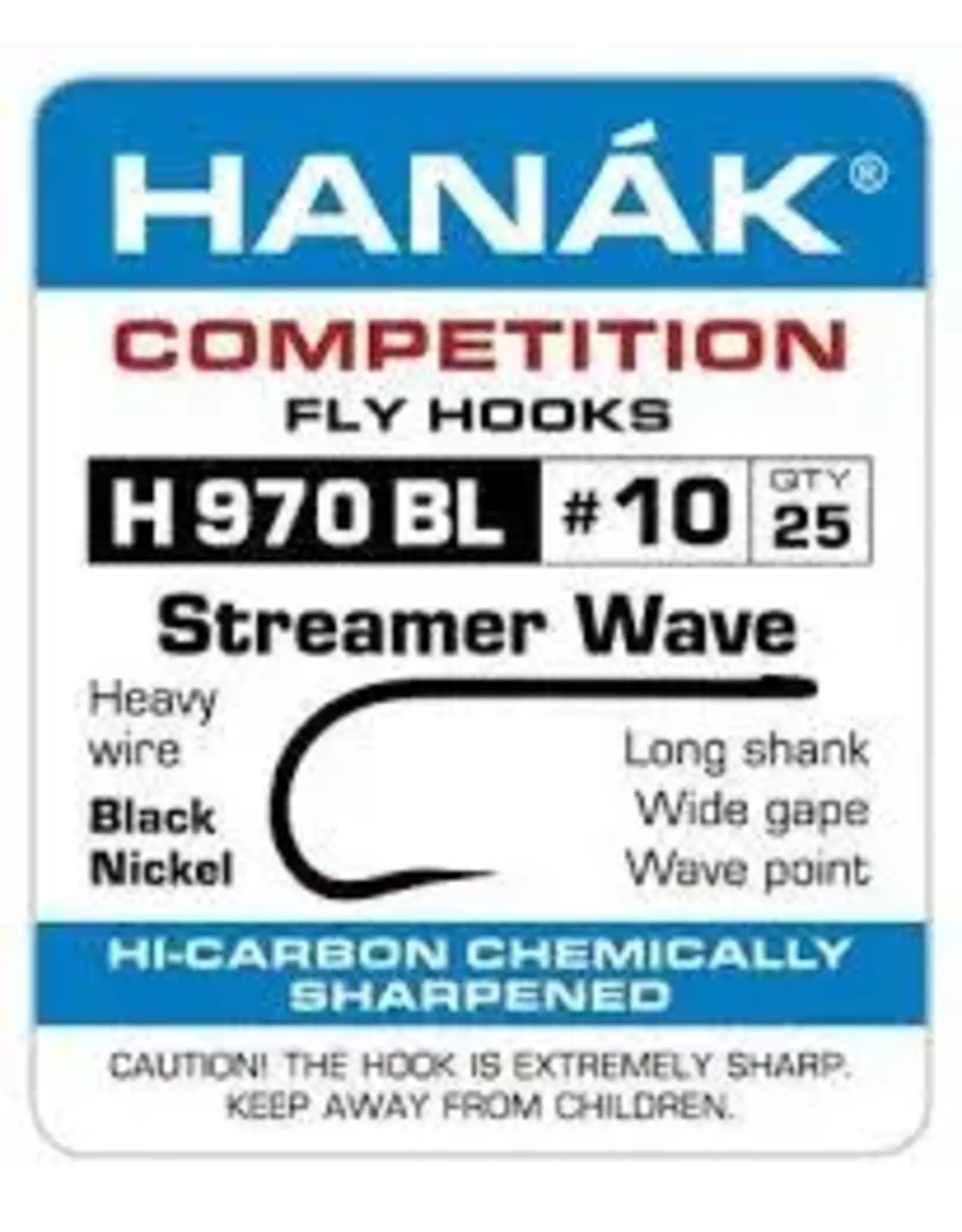 hanak HANAK H970BL Streamer Wave Hook 25 Pack