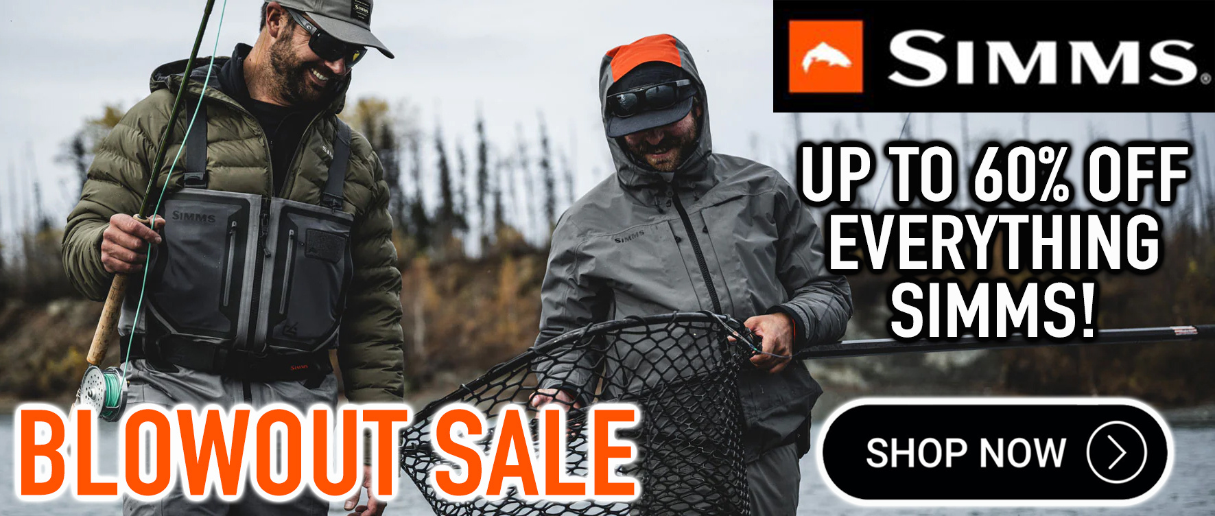 Simms Fishing Sale