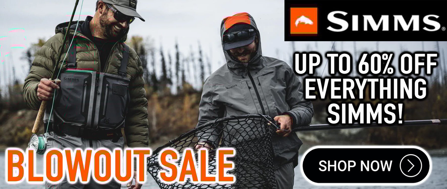 Simms Fishing Sale