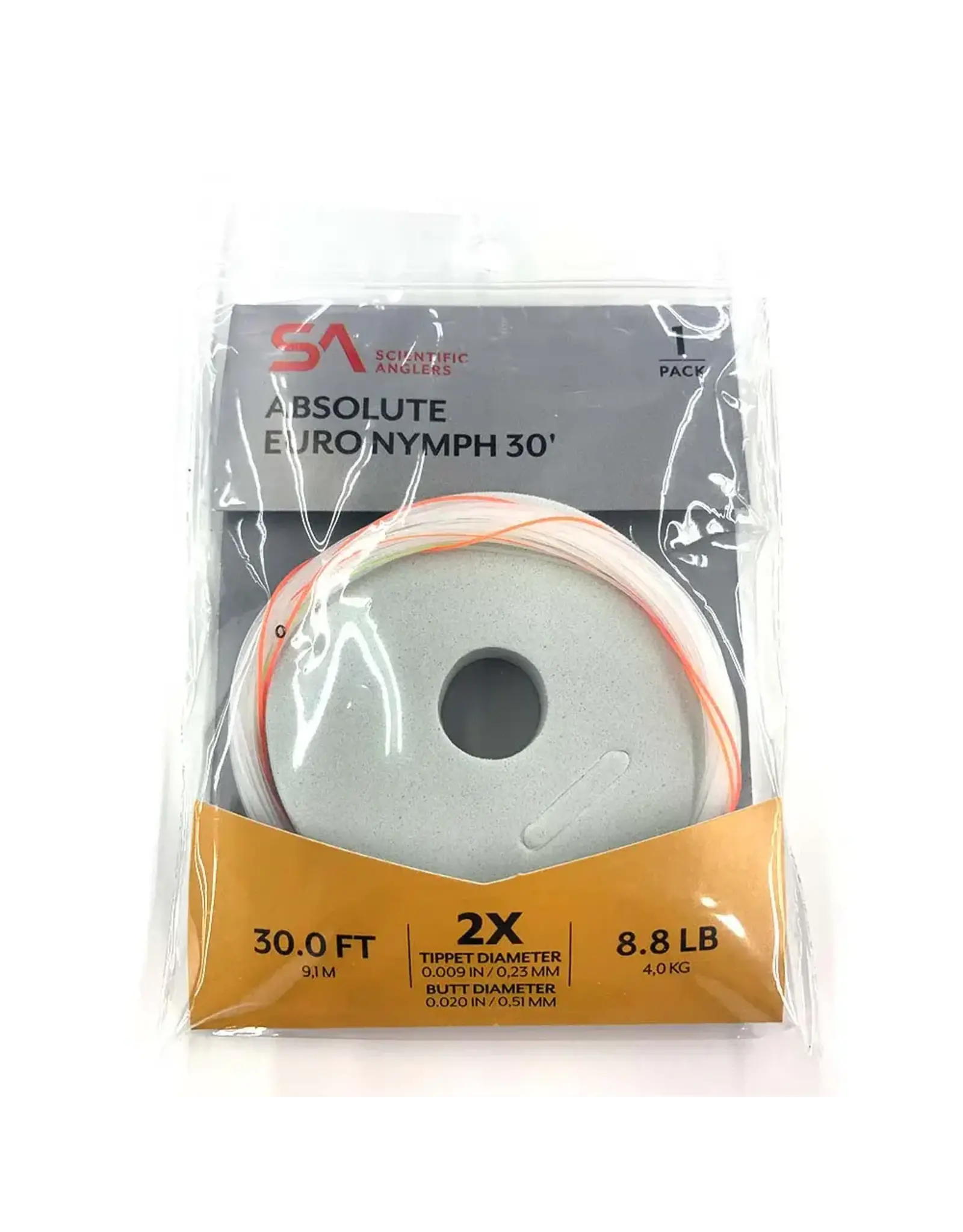 Scientific Anglers Scientific Anglers Absolute Euro Nymph 30' Leader & Spool (4x)