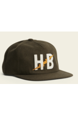 Howler Big HB Snapback Hat (Dark Olive)