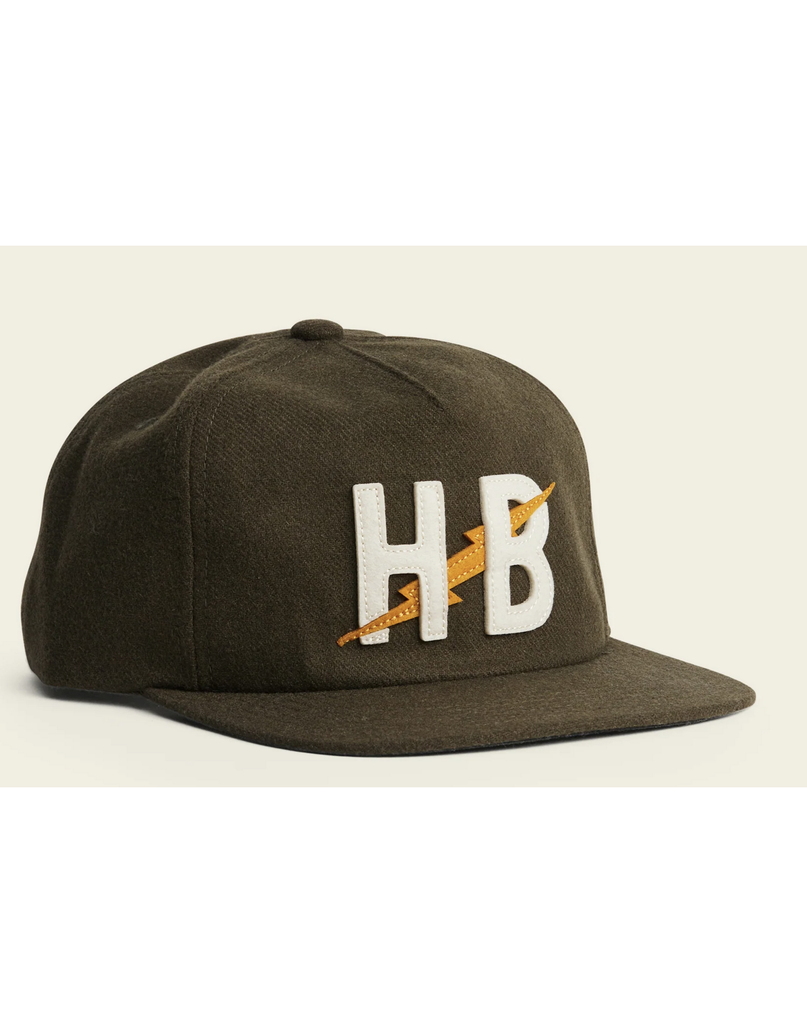 Howler Big HB Snapback Hat (Dark Olive)
