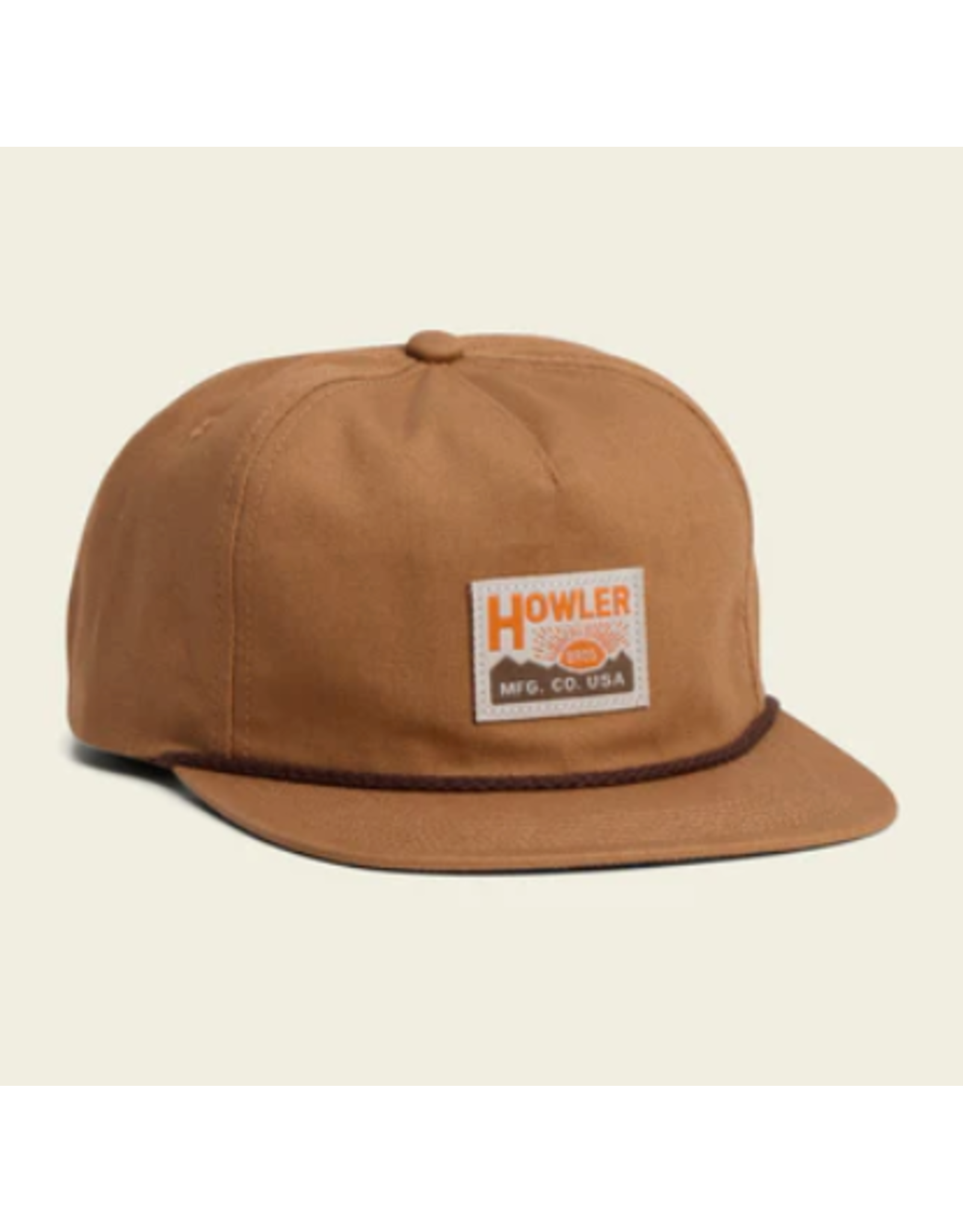 Howler Howler Unstructured Snapback Hat (Brown Oxford)