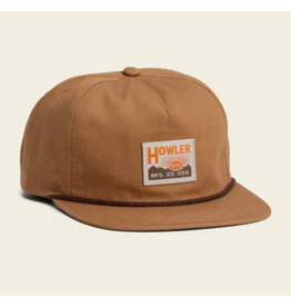 Howler Howler Unstructured Snapback Hat (Brown Oxford)