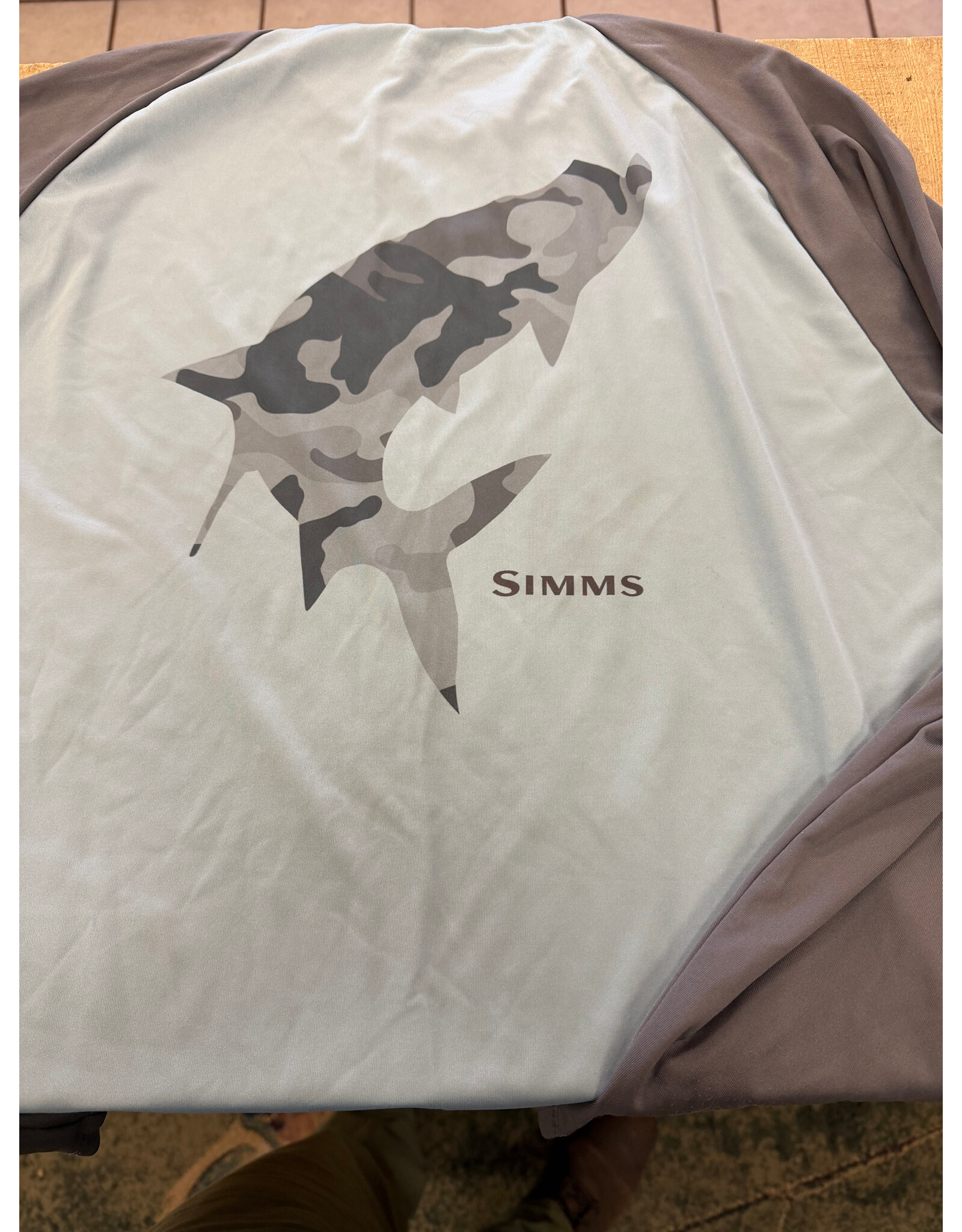 Simms SIMMS LS Tech Tee *Sample Sale (Tarpon Camo- Size L)