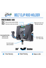 Outdoor Professionals Belt Clip Rod Holder