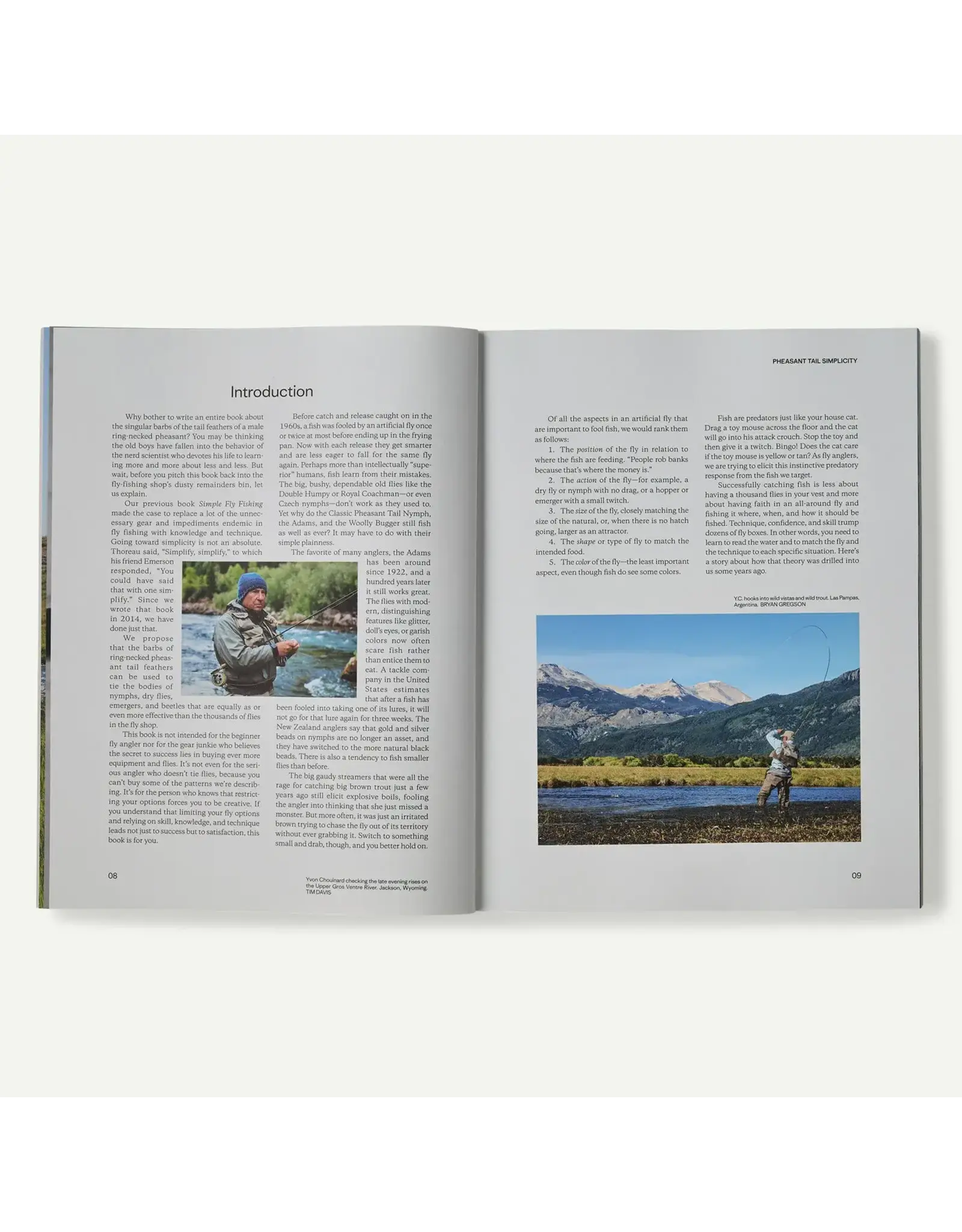 Patagonia "Pheasant Tail Simplicity: Recipes and Techniques for Successful Fly Fishing" (by Yvon Chouinard, Craig Mathews, and Mauro Mazzo)