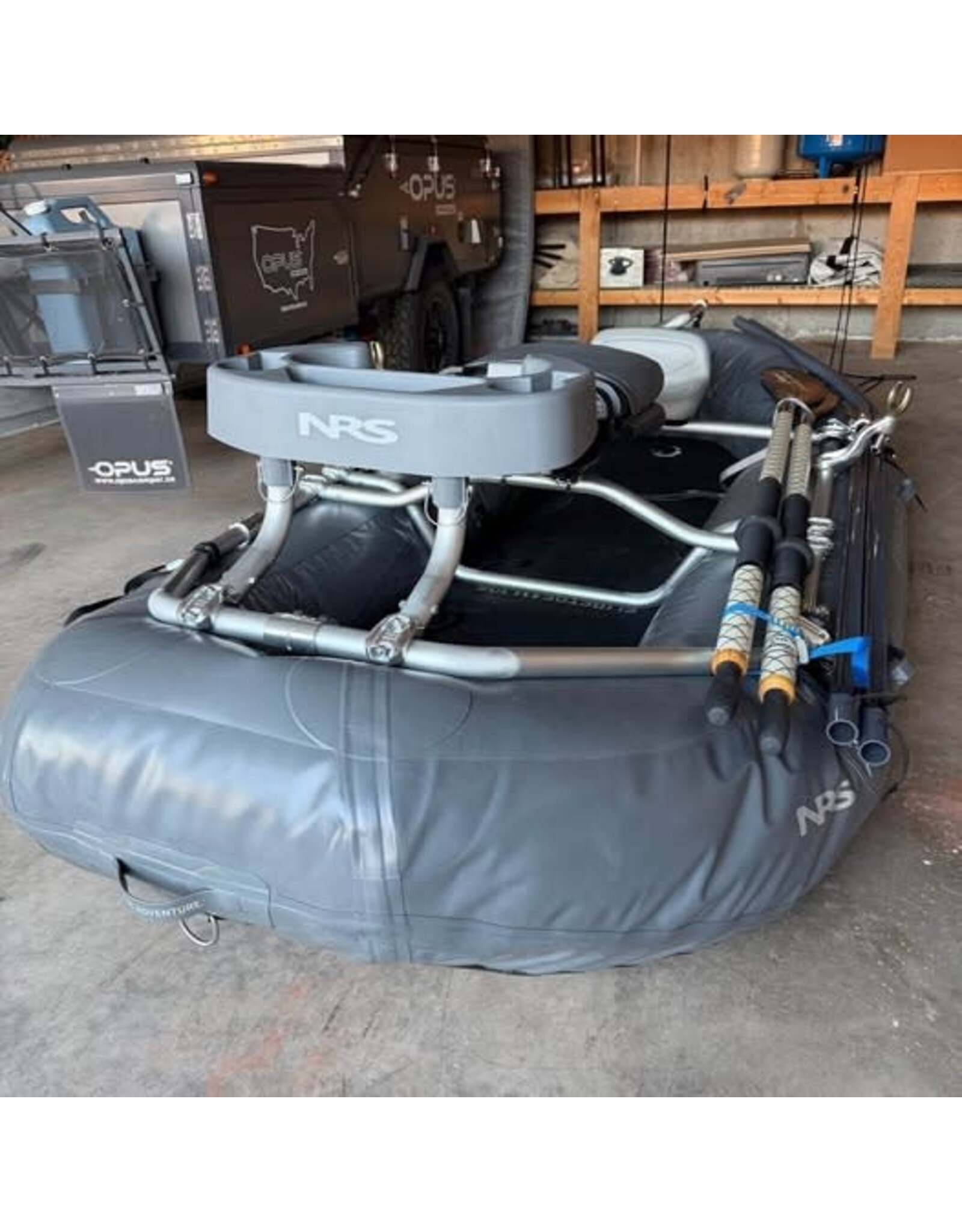 NRS NRS Slipstream 106 Fishing Raft w/ Sawyer Oars