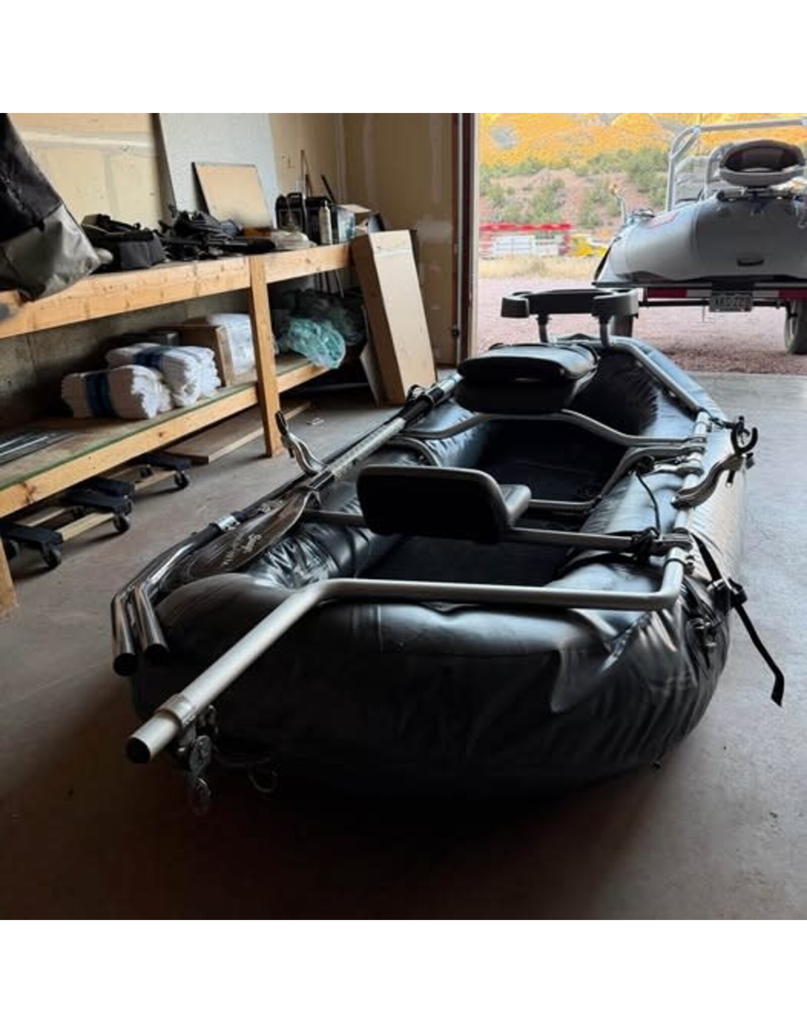 NRS NRS Slipstream 106 Fishing Raft w/ Sawyer Oars